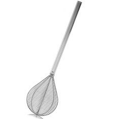 Strecuratoare paste si legume, maner extrudat 47 cm, 26&times;19.5&times;10 cm, aluminiu
