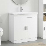Cumpara ieftin Set de mobilier pentru baie Alb 81 x 40 x 84,5 cm