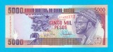 Bancnotă Guineea Bissau (pick 14) 5000 Pesos 1993 UNC serie: EF632373