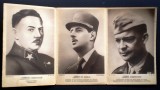 P.016 PLIANT GENERALI WWII VOROCHILOF, DE GAULLE, EISENHOWER, MONTGOMERY, PIRON, Necirculata, Printata