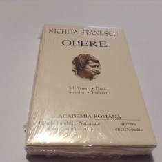 NICHITA STANESCU OPERE VOL 6 EDITURA ACADEMIEI--RF17/4