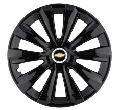 Set 4 Capace Roti, potrivite jantelor de R14, pentru Chevrolet, model delta negru foto