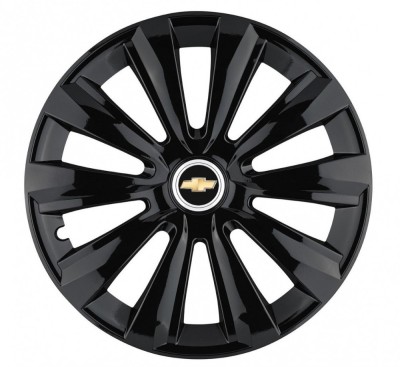 Set 4 Capace Roti, potrivite jantelor de R15, pentru Chevrolet, model delta negru foto