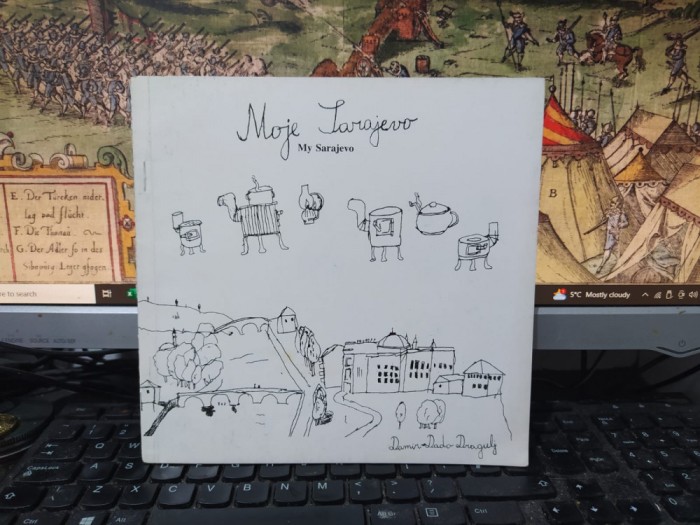 Moje Sarajevo, My Sarajevo, Damir Dado Dragulj, album de desene, 1996, 200