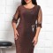 Rochie de ocazie Iosefine Brun - 60Marimea
