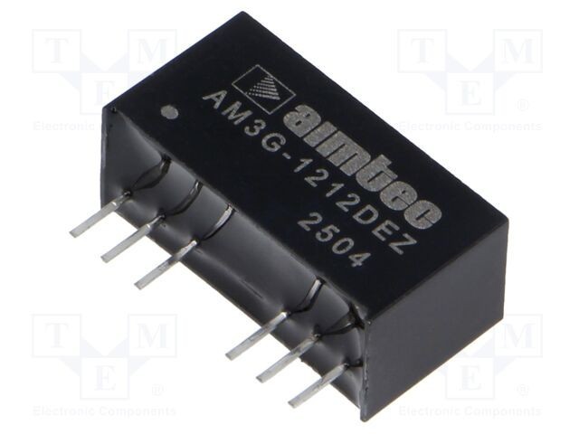 Convertor DC/DC AIMTEC 3W 9-18V intrare 12V/-12V ieșire SIP8