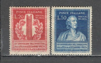 Italia.1949 150 ani Pila Volta SI.760 foto