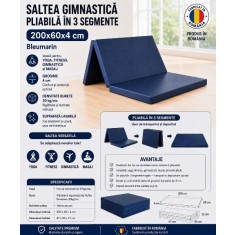Saltea gimnastica si recuperare 200X60X4 cm