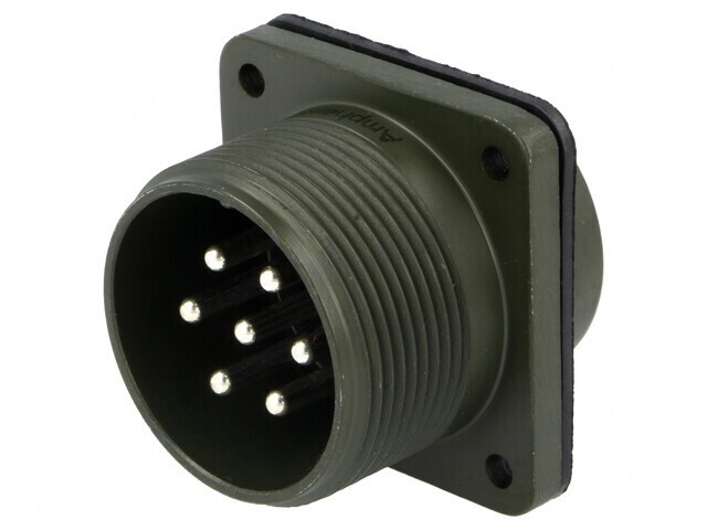 Conector circular dimensiune 20 aliaj de aluminiu oliv