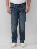 s.Oliver Big Sizes Blugi barbati big sizes Casby cu talie medie si croiala Regular Fit, Straight Leg, Albastru inchis, W40 L32