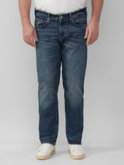 s.Oliver Big Sizes Blugi barbati big sizes Casby cu talie medie si croiala Regular Fit, Straight Leg, Albastru inchis, W40 L32 foto