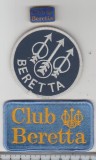 bnk ins Club Beretta - insigna + 2 ecusoane