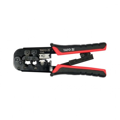 Clește pentru sertizarea mufelor RJ45 / RJ11 Yato YT-22442 foto