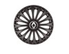 Set 4 capace roti pentru Renault, model Dino Black, R15