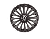 Cumpara ieftin Set 4 capace roti pentru Renault, model Dino Black, R15