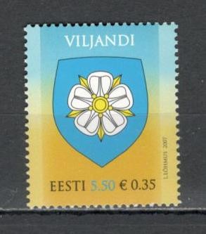 Estonia.2007 Stema orasului Viljandi SE.146 foto