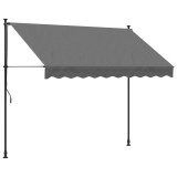 Cumpara ieftin Copertina retractabila, antracit, 250x150 cm, tesatura si otel