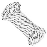 VidaXL Fr&acirc;nghie &icirc;mpletită pentru barcă, alb, 4 mm x 500 m, poliester