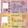 Liban Set 5000-10000 Livres 2014-2021 UNC