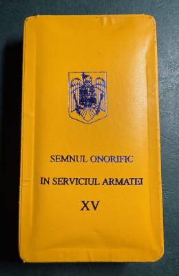 Semnul onorific in serviciul armatei 15 ani subofiteri foto