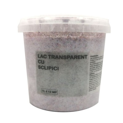 Lac Transparent Cu Sclipici Multicolor 1 Litru foto