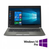 Laptop Refurbished Toshiba Portege Z30t-C-145, Intel Core i7-6500U 2.50GHz, 8GB DDR3, 256GB SSD, 13.3 Inch Full HD TouchScreen, Webcam + Windows 10 Pr