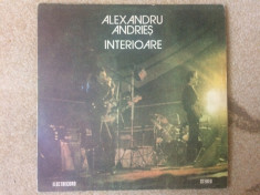 alexandru andries interioare 1984 disc vinyl lp muzica folk rock blues EDE 02512 foto