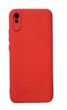 Huse silicon antisoc cu microfibra pentru Xiaomi Redmi 9A 4G Rosu, Husa