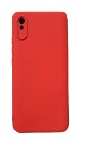 Huse silicon antisoc cu microfibra pentru Xiaomi Redmi 9A 4G Rosu