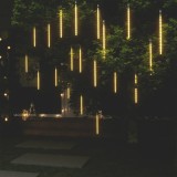 Lumini de meteoriți 20 buc. alb cald 30 cm 480 LED int./ext.
