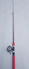 Set Lanseta Telescopica 100cm cu Mulineta Copca, Fibra Sticla, Frana Fata/Spate, Pescuit la Gheata