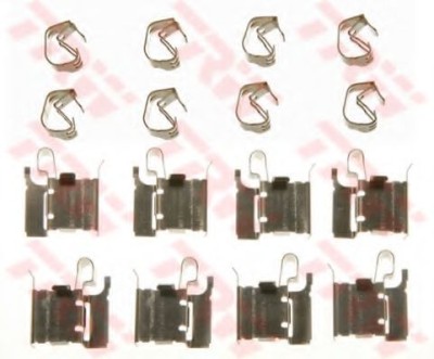 Set accesorii, placute frana TOYOTA AURIS (NRE15, ZZE15, ADE15, ZRE15, NDE15) (2006 - 2012) TRW PFK587 foto