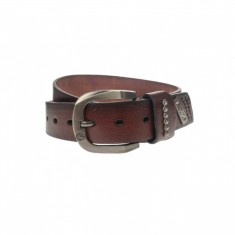 Curea barbati, casual-eleganta, din piele ecologica, latime 3.5 cm, maro - CK177M