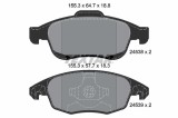 TEXTAR 2453801 Q+ set placute frana,frana disc