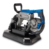 Fierastrau cu banda portabil si baza cu clema pentru metal MBS1200XT Scheppach 5901511901, 1100 W, 127 mm