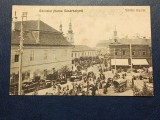 1909 - Targu Mures, targul de mobile in piata Petofi (jud. Mures)