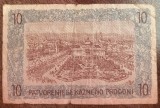 B11 52 - Bancnota foarte veche - Fosta Jugoslavia - zAGREB - 10 filira - 1919