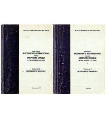 Institutul Roman pentru drepturile omului - Principalele instrumente foto
