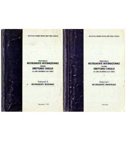 Institutul Roman pentru drepturile omului - Principalele instrumente