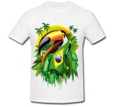 Cumpara ieftin Tricou &quot; Tucan cu steag brazilian &quot;