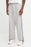 adidas Originals pantaloni de trening Adibreak culoarea gri, cu imprimeu, JN8757