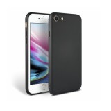 Husa silicon soft-touch compatibila cu Apple IPhone 7/8, Negru, ALC MOBILE