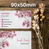 Carti de Vizita Model 26 Beauty Consultant , Design Floral Roz Elegant