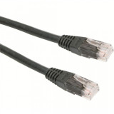 CABLU UTP Patch cord cat. 5E, 1m (PP12-1M/BK) negru, Gembird