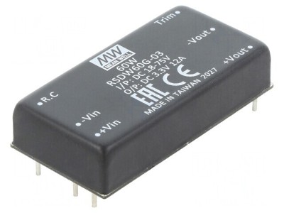 Convertor DC/DC 60W 18-75V la 3.3V 12A foto