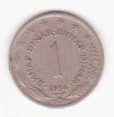 Iugoslavia 1 dinar 1974