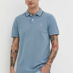 Abercrombie & Fitch tricou polo barbati, cu imprimeu