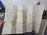 Harta Substanțelor Minerale Utile, Rom&acirc;nia, 1983, scara 1:1.000.000 62x96 cm, ediția II, Notă Explicativă 1984 și Arii Reprezentative 1983