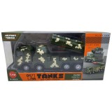 Camion de armata cu cabina metalica si lansator rachete