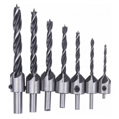 Set 7 burghie pentru lemn PM-ZWZP-7T, Powermat PM1056 foto